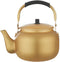 Vintage Aluminum Kettle, Large Induction Teakettle with Handle Design for Water Heating, Metal Tea Kettle