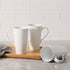 Large Coffee Mugs Set, 16 OZ Tall Coffee Cups with Handle, White Coffee Mugs Set of 4 for Coffee, Tea, Cocoa