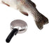 WYZBEN Stainless Steel Fish Scaler Heavy Duty Scale Remover with 4 Spring Steel