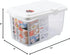JapanBargain 1825 - Lot of 2 Japanese Rice Storage Containers, 11 LBS, Made in Japan