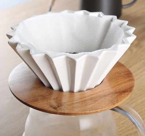 Wooden Coffee Filter Tray, Just Pad for Coffee Filters