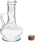 8-Ounce 1 Restaurantware RW Base Olive Oil Dispenser Kitchen Oil Dispenser Bottle - With Cork Lid Non-Leaking Clear