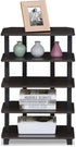 5-Tier Furinno Turn-N-Tube Storage Shelves, Book Shelf, Corner Shelf, Toolless Open Shelves, for Organization