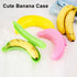 QLFJ-FurDec 3pcs Banana Holder Case, Banana Keeper BPA-Free Outdoor Travel Case, Banana Container Outdoor Travel, Fruit