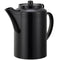 Service Ideas TST612BL Double Wall Teapot with Tether, Plastic, 16 oz., Black