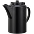 Service Ideas TST612BL Double Wall Teapot with Tether, Plastic, 16 oz., Black