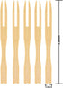 200 Pcs Bamboo Forks 3.5 inch - Wooden Appetizer Forks Mini Food Picks for Party, Banquet, Buffet, Catering