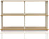 Furinno 3-Tier Double Size Storage Display Rack, Beech/White, Model 99130BE/WH