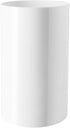 Royal Imports 5X8 Flower Acrylic Vases Cylinders - Decorative Centerpiece Display for Home or Wedding, White