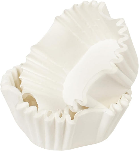 qiqee 500pcs White Square Cupcake Liners Muffin Linner No Smell, Food Grade Baking Cups(Standard Size) by qiqee