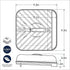 Nordic Ware Slanted Bacon and Meat Tray with Lid, White