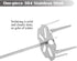 KAMaster Pork Puller Drill Attachment, 304 Stainless Steel Meat Shredder for BBQ