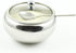 Zoie + Chloe Stainless Steel Sugar Bowl with Glass Lid, Bonus Spoon, 2 Cup Capacity (500ml)