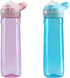 DEARART 2-Pack 26oz Water Bottles - Pink and Sky Blue, AUTOSEAL Wide Mouth, BPA Free, Leakproof, Easy Clean