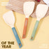 Silicone Mini Spatula with Stainless Steel Inner Core, Flexible Beveled Turner, Heat Resistant Cooking Utensils