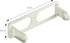 DecorRack Wall Mount Paper Towel Holder, Flexible Shatterproof Plastic, Vertical or Horizontal Mount (2 Pack)