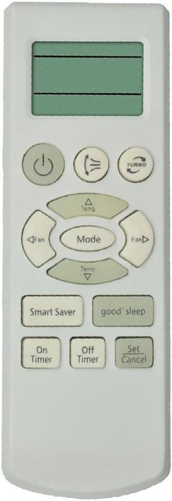 Generic Replacement Air Conditioner Remote Control for Samsung Models DB93-07073a, DB93-08808b, DB93-07073b