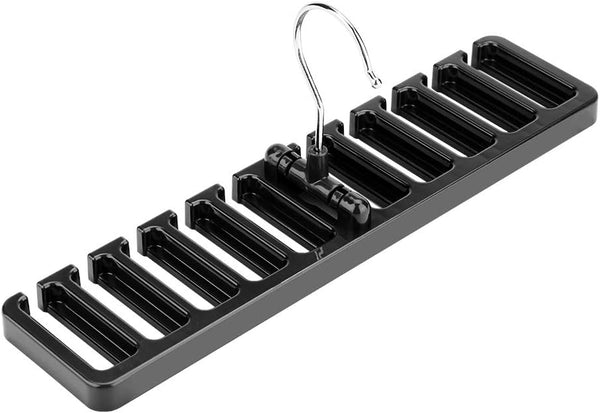 Haofy Tie Belt Scarf Organizer, Storage Rack for Ties, Belts, Scarves, Sunglasses, Watches, Sturdy Plastic Closet