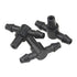 XINGYHENG 100Pcs Garden Irrigation Kit, Adjustable Misting Drippers with Tee Connector for Flower Pot Garden