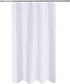 N&Y HOME Fabric Shower Curtain Liner, 48 x 72 inches, Water Repellent, White Spa Bathroom