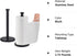 AOSION 2 Pack Paper Towel Holder - Stainless Steel Countertop Paper Towel Stand for Kitchen, Bedroom, Bathroom (Black)