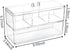 Qtip Holder Dispenser, 2 Layer Cotton Ball Holder for Bathroom Vanity Countertop Storage and Jewelry Organizer