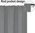 Easy-Going Blackout Curtains for Bedroom, Room Darkening Thermal Insulated Noise Reduction Window Drapes, 2 Panels
