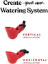 12 6 Harris Farms Chicken Water Cups, Gravity-Fed Poultry Drinkers for Up to Chickens, Automatic Hydration for Hens