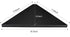 evron Corner Mounting Shelf Set of 2, Easy to Install Floating Wall Shelves, Durable Waterproof ABS Plastic