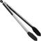 U-Taste Heat Resistant Silicone Kitchen Tong, 16 inch Extra Long Cooking Tong, Non Stick Rubber Tips, Black
