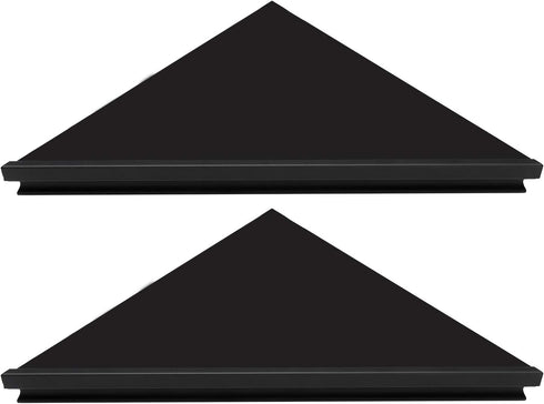 evron Wall Mount Corner Shelf,Easy to Install Metal Front Floating Corner Shelves with