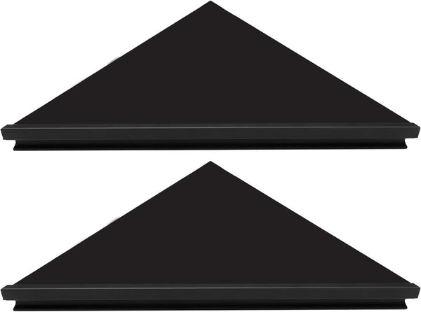 evron Wall Mount Corner Shelf,Easy to Install Metal Front Floating Corner Shelves with