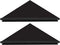 evron Wall Mount Corner Shelf,Easy to Install Metal Front Floating Corner Shelves with