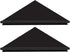 evron Wall Mount Corner Shelf,Easy to Install Metal Front Floating Corner Shelves with