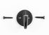 Renovators Supply Manufacturing Black Wrought Iron Wall Coat Hook - Durable 1.6" L Single Hooks for Towel, Kitchenware,