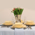 Kadut Blue Square Tablecloth 52 x 52 Inch, Heavy Duty Washable Wrinkle-Resistant Cover for Tables, Parties