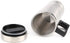 Qiilu Car Electric Kettle, 12V 350ml+150ml Stainless Steel Portable Heating Mug for Travel Water Tea Coffee Milk