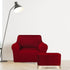 HunnmingRe Set Chair and Ottoman Covers Slipcover Armchair Cover T Cushion Chair Slipcover Milk Silk Sofa Furniture