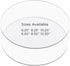 Cake Decorating Acrylic Disk Set of 2 for Buttercream Icing, 8.50" with 3/16" Thickness
