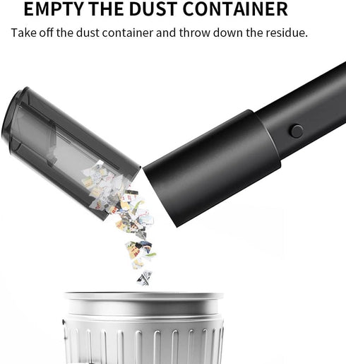 Wireless Handheld Vacuum Cleaner, 6000Pa High Suction Power, Portable Cordless Cleaning Device, Ultra-Lightweight 0.8