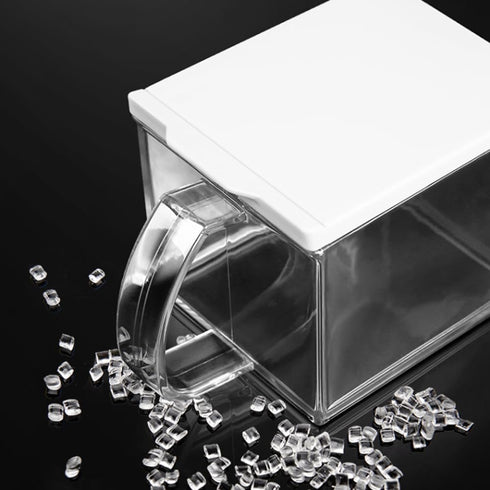 MARWENSED 3 (3 Salt Container With Lid And Spoon, Clear Seasoning Rack Spice Pots, Piece Seasoning Box For Home Kitchen