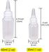 24pcs Plastic Squeeze Bottles with Twist Cap, 12pcs 30ml & 12pcs 60ml for Cookie Decorating Supplies