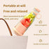 Portable Blender, Fashion Portable for Shakes and Smoothies, 11.8 Oz, Magnetic USB Fast Charging