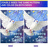 Winter Bird Peace on Earth Flags for Outdoors 28 x 40 Double Sided, Winter Outdoor House Flag for Lawn