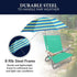 Adjustable Beach Chair Umbrella with UV Protection