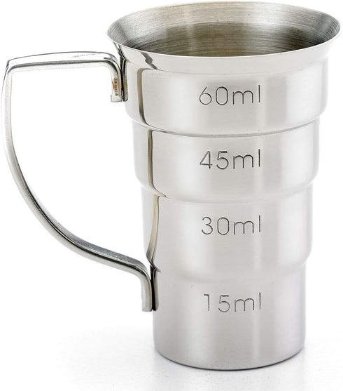 Barfly M37108 Drink Jigger, 2 oz Stainless Steel with Handle