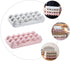 SOLUSTRE 2PCS Egg Container - 18 Egg Holder Storage Tray with Lid for Fridge Kitchen Home