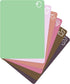 Extra Thick Flexible Plastic Cutting Board Mats, Set of 6, Dishwasher Safe, EZ-Grip Waffle Back, Food Icons