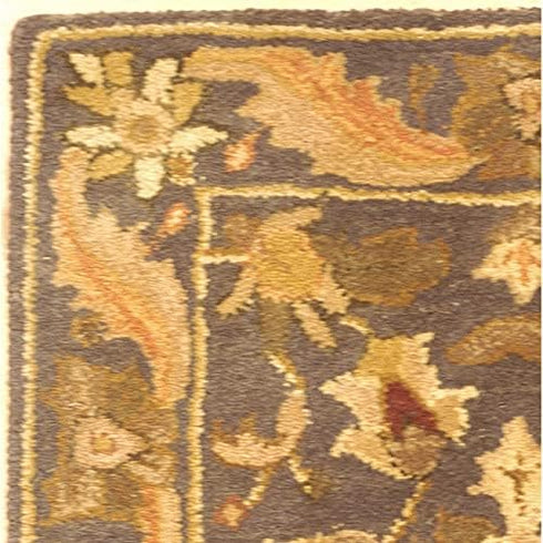 SAFAVIEH Antiquity Collection 2' x 3' Blue/Gold AT52C Handmade Traditional Oriental Premium Wool Accent Rug