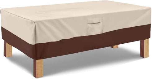 Vailge Rectangular Coffee Table Cover - Outdoor Lawn Patio Furniture Covers with